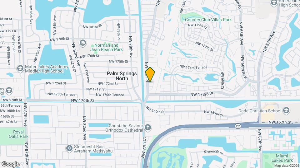 7560 NW 173rd Ln Map and Location Details