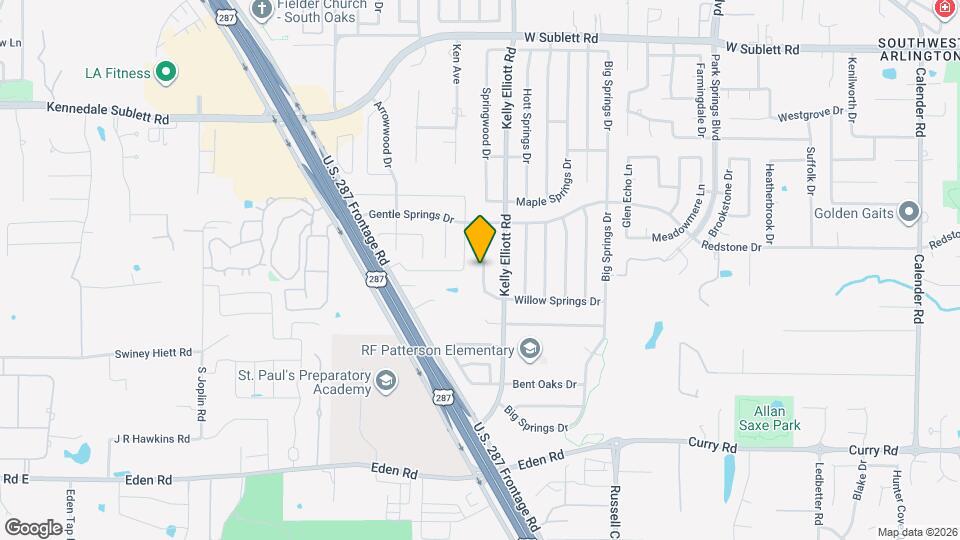 6406 Willow Springs Dr Map and Location Details