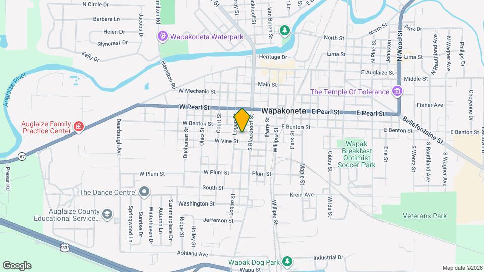 Comfortable Living at Blume Lofts, Wapakoneta Map and Location Details