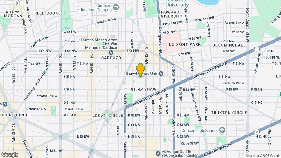 920 I St NW Map and Location Details