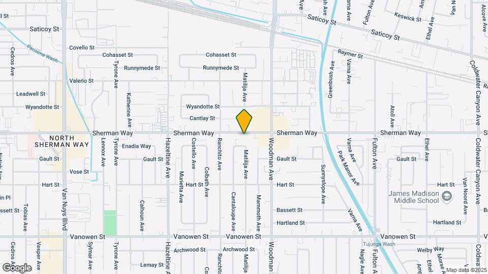 13800 Sherman Way Map and Location Details