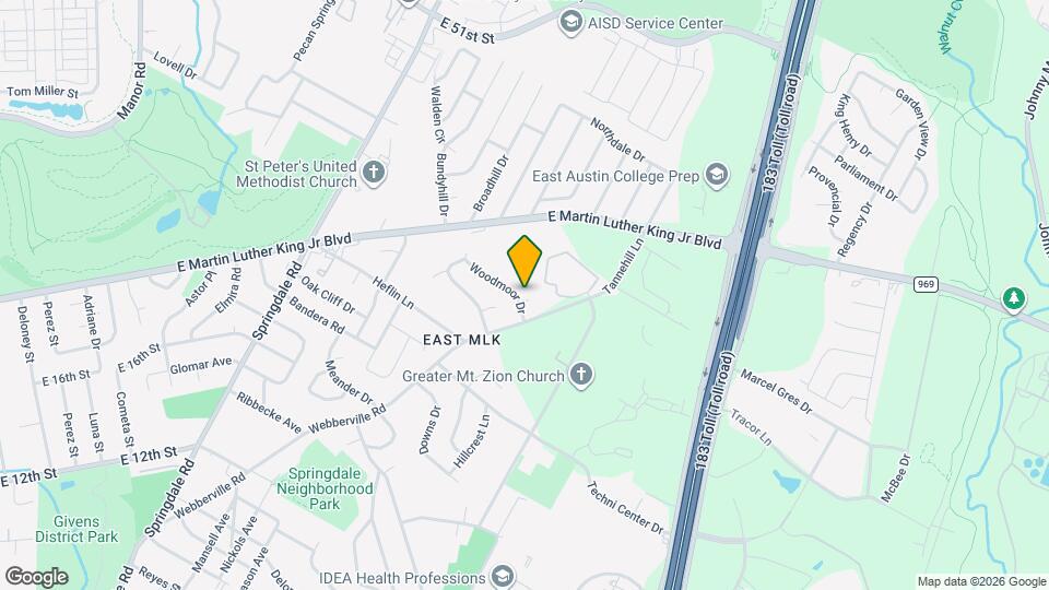 4500 Woodmoor Cir Map and Location Details