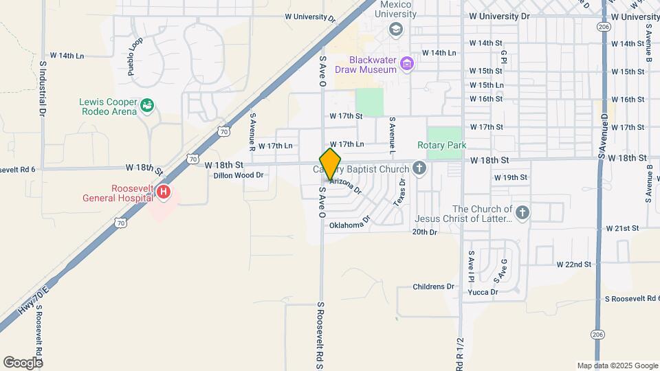 1521 Arizona Dr Map and Location Details