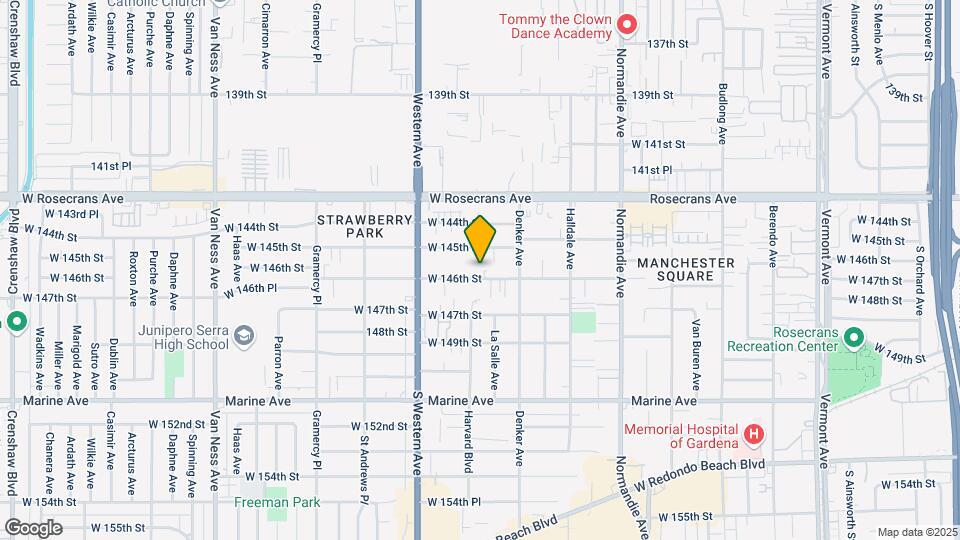 1649 W 146th St Map and Location Details