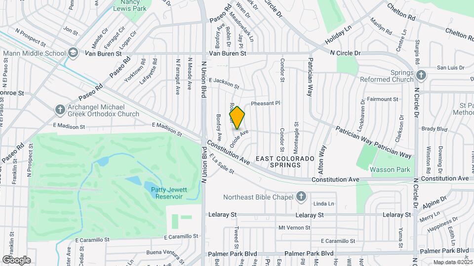 2123 Robin Dr Map and Location Details