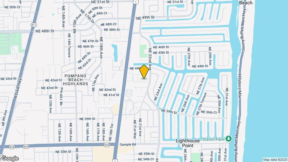 2161 NE 42nd Ct, Unit 108 Mapa y Detalles de la Ubicación