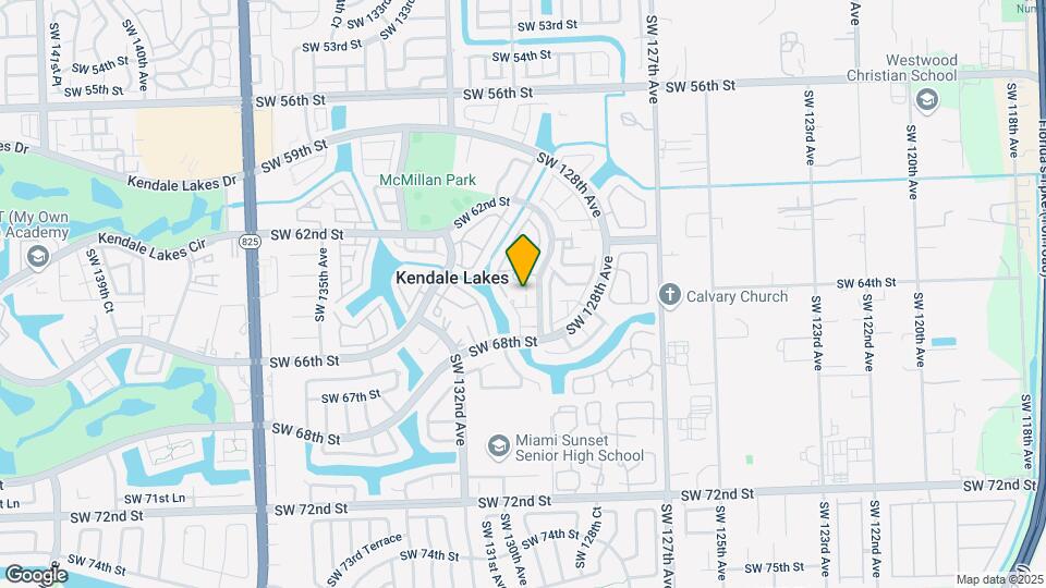 6460 SW 129th Pl Map and Location Details