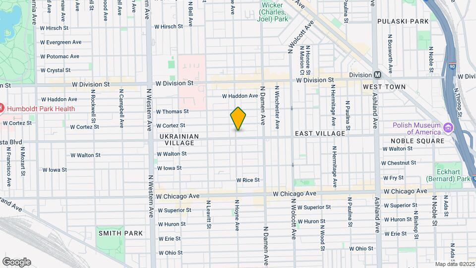 2054-2056 W Augusta Blvd Map and Location Details