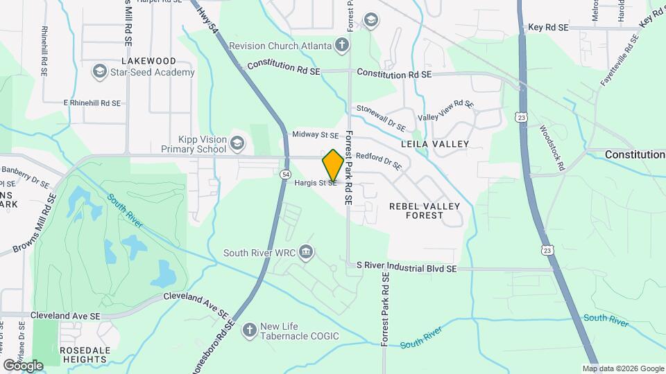 871 Hargis St SE Mapa y Detalles de la Ubicación