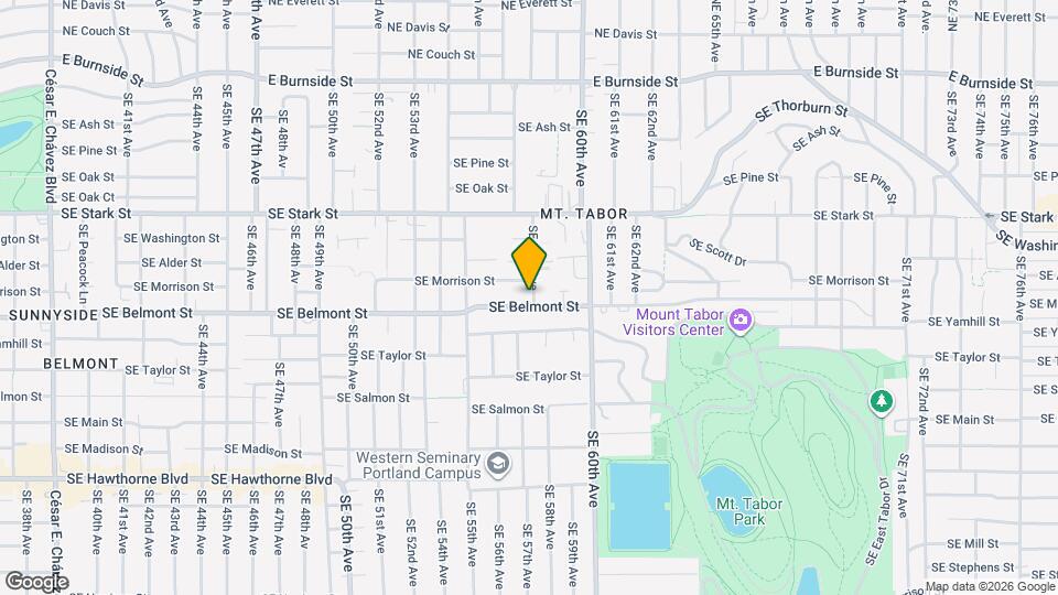 821-823-823 SE 58th Ave Map and Location Details