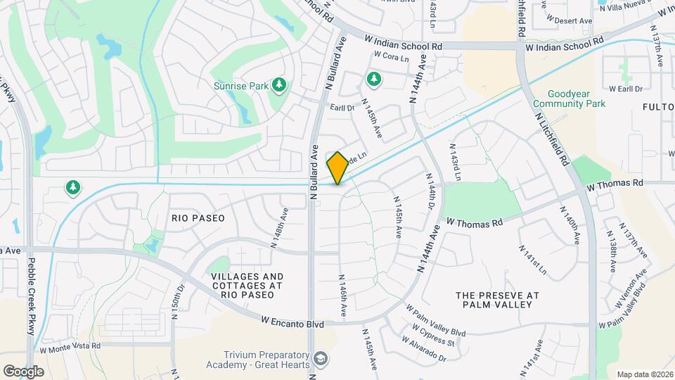 14616 W Windward Ave Map and Location Details