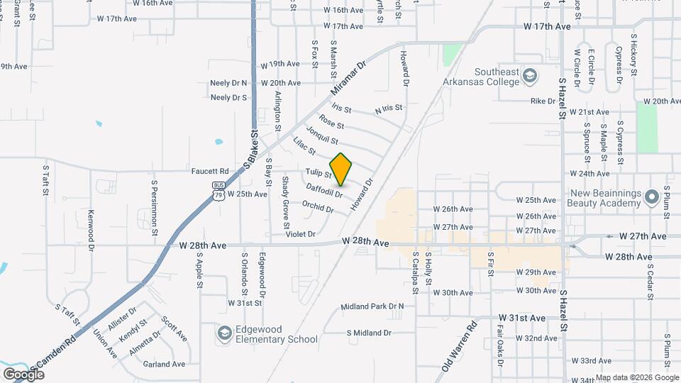 3109 Daffodil Dr Map and Location Details