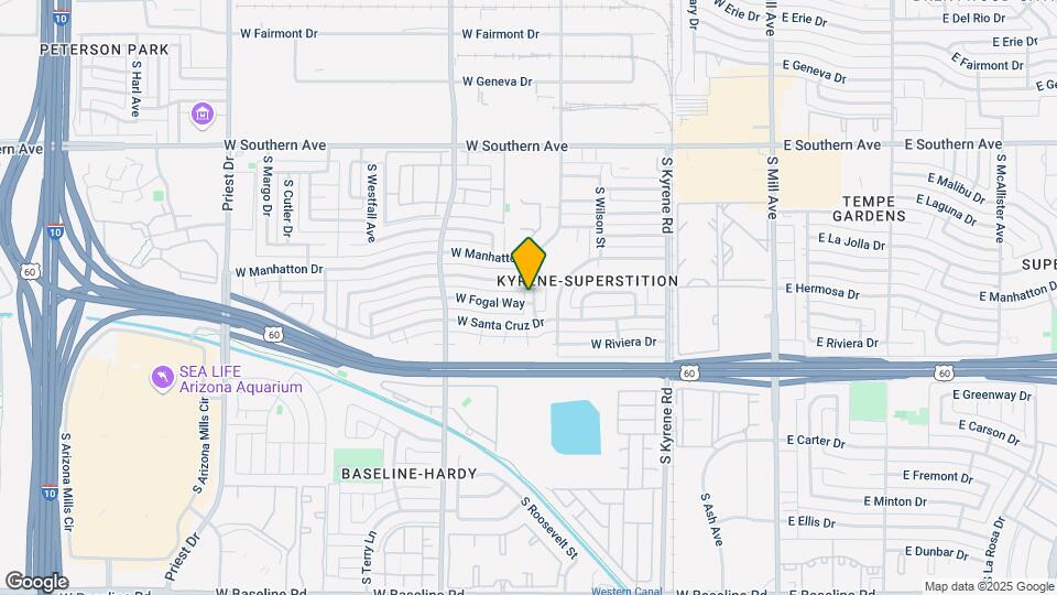 628 W Fogal Way Map and Location Details