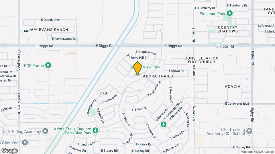 2415 E Runaway Bay Pl Map and Location Details