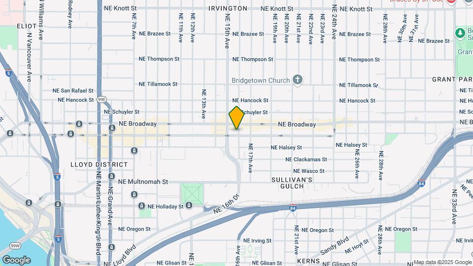 1603 NE 16th Ave Map and Location Details