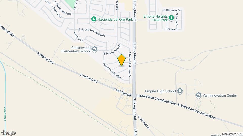 10186 E Desert Paradise Pl Map and Location Details