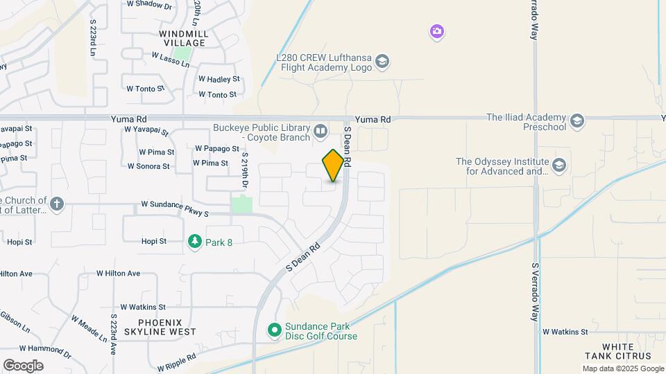 21668 W Cocopah St Map and Location Details