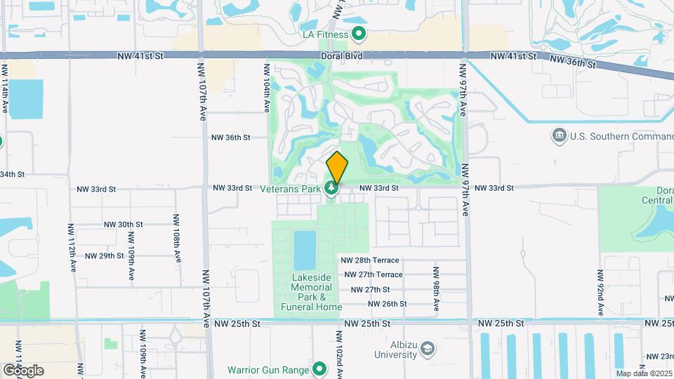 10191 NW 32nd Terrace Map and Location Details