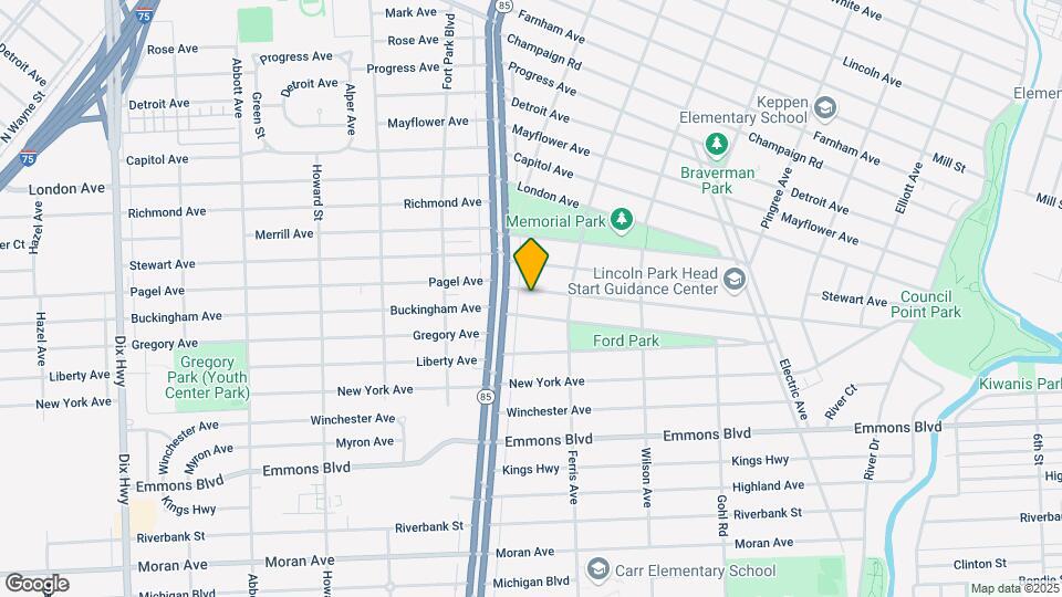 1057 Pagel Ave Map and Location Details