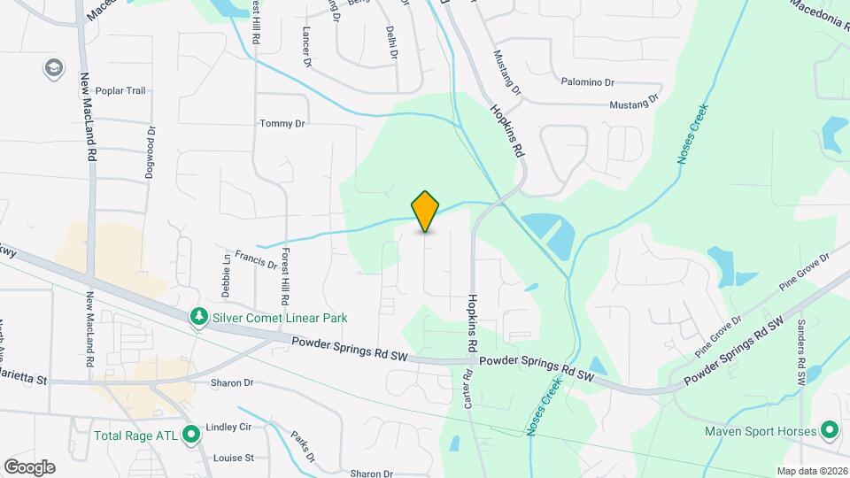 3697 Ashley Woods Dr Mapa y Detalles de la Ubicación