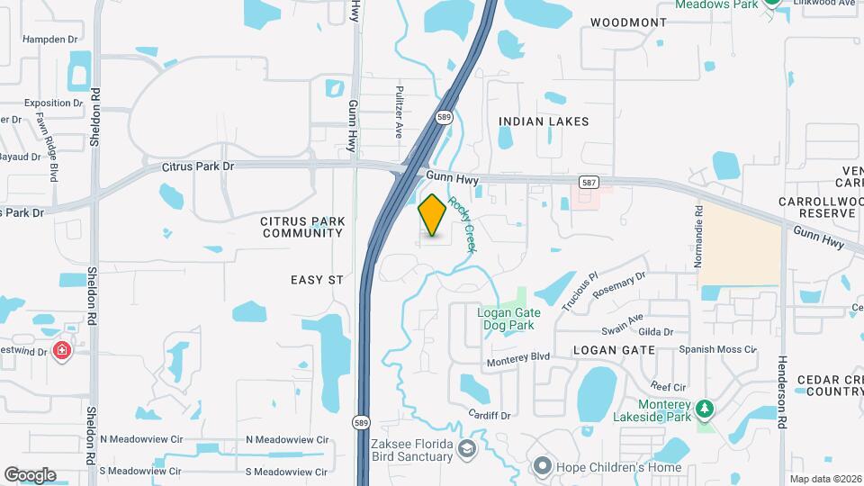 6875 Citrus Creek Ln, Unit D Map and Location Details