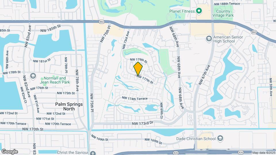 7100 NW 177th St, Unit 211-14 Map and Location Details