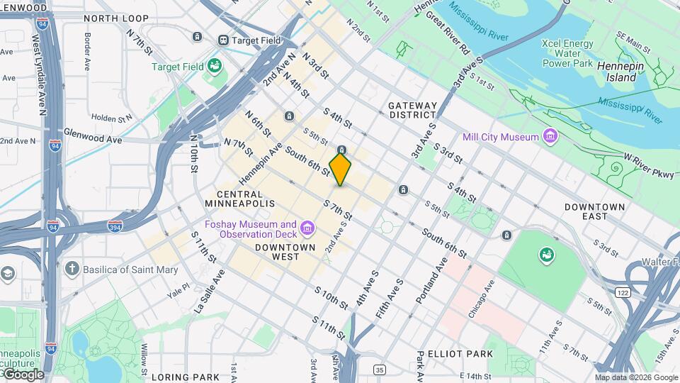 601 S Marquette Ave Map and Location Details