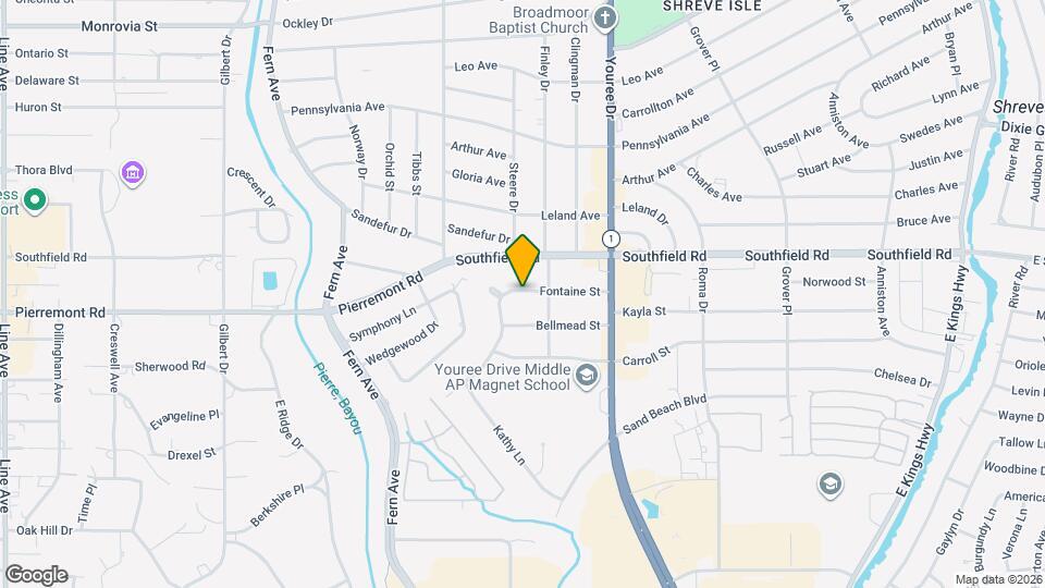 357 Fontaine St Map and Location Details