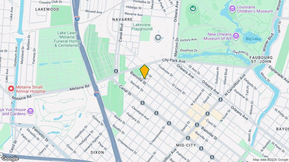 4813-4813 Bienville St Map and Location Details