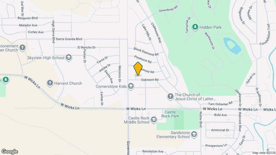 1745 Golf Dr Map and Location Details