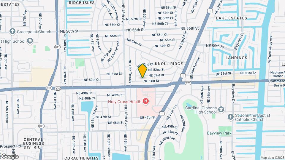1921 NE 51st St Map and Location Details