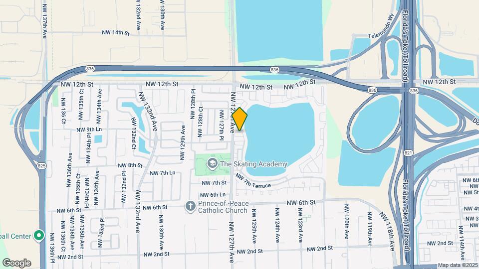 12672 NW 9th Way Map and Location Details