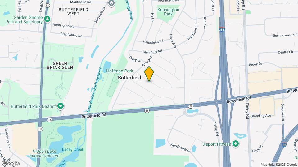 21W225 Coronet Rd Map and Location Details