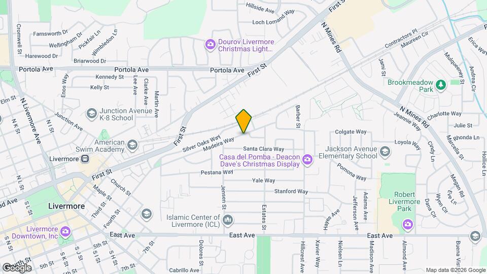 3845 Madeira Way Map and Location Details