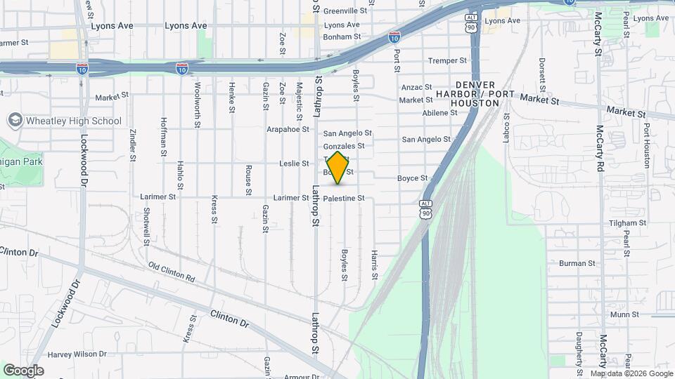 7002 Corsicana St Mapa y Detalles de la Ubicación