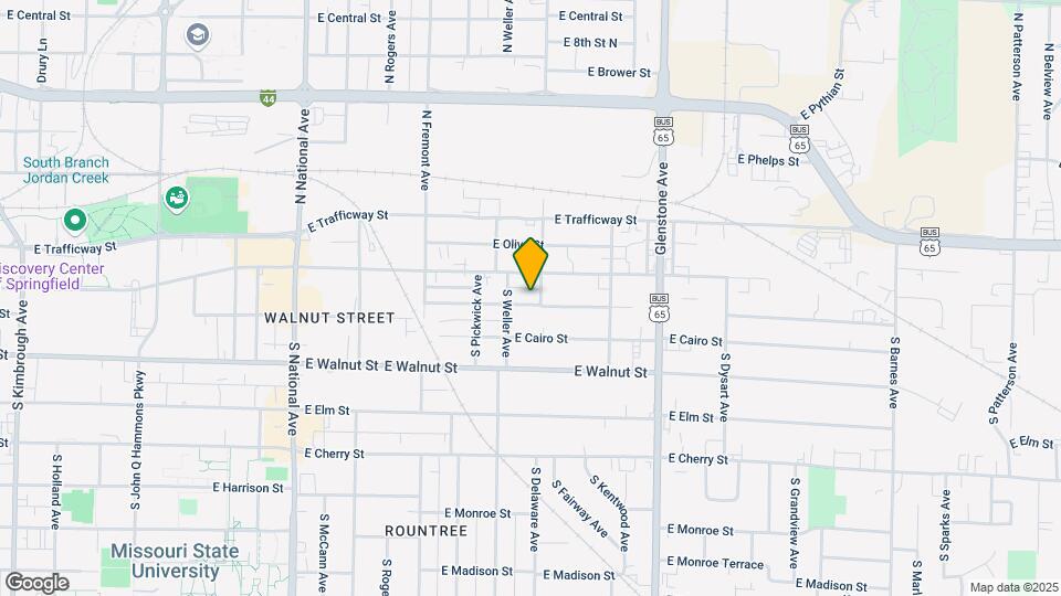 1521 E McDaniel St Mapa y Detalles de la Ubicación
