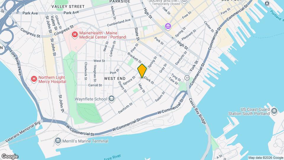 244 Spring St Map and Location Details