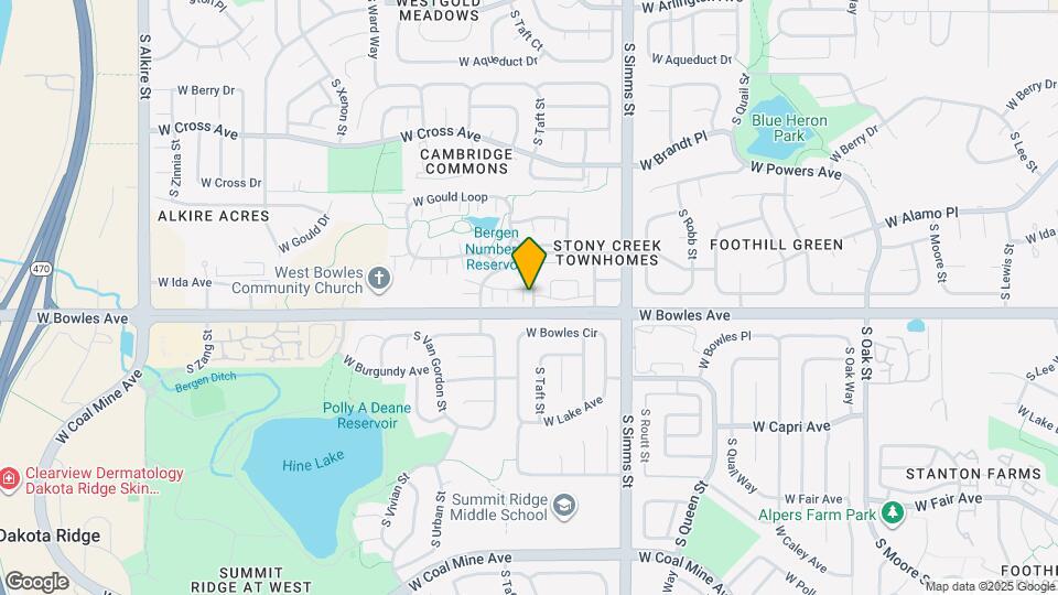 5864 S Taft Ct Map and Location Details