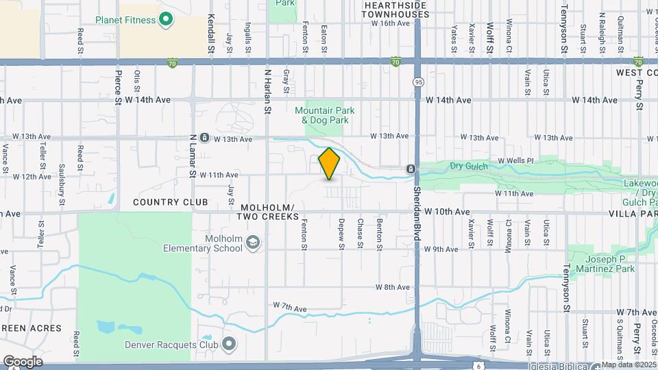 5671 W 11th Pl Map and Location Details