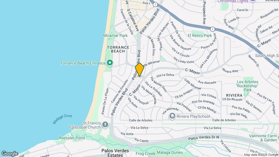 408 Palos Verdes Blvd Map and Location Details
