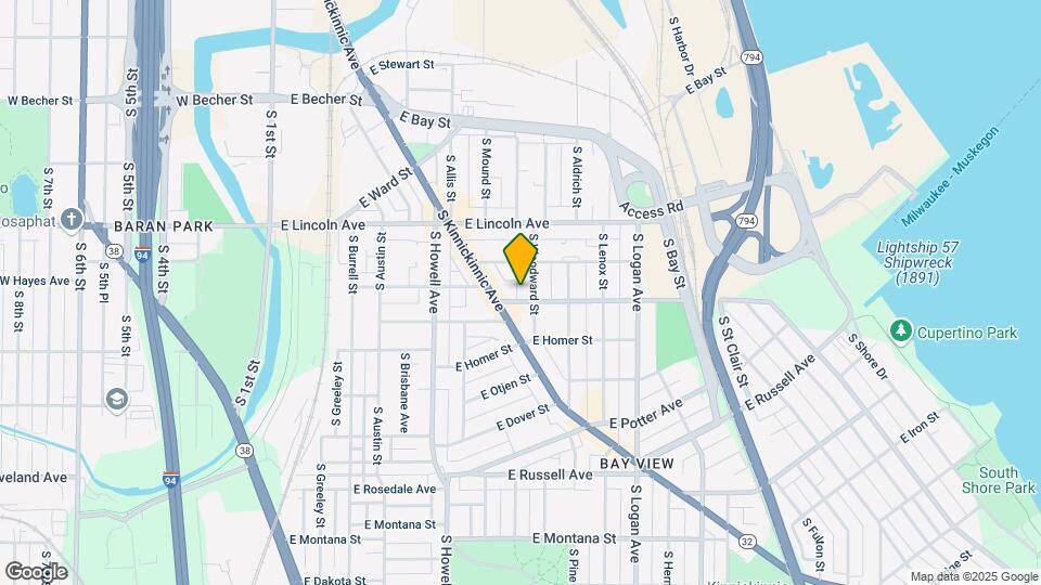 628 E Conway St Map and Location Details