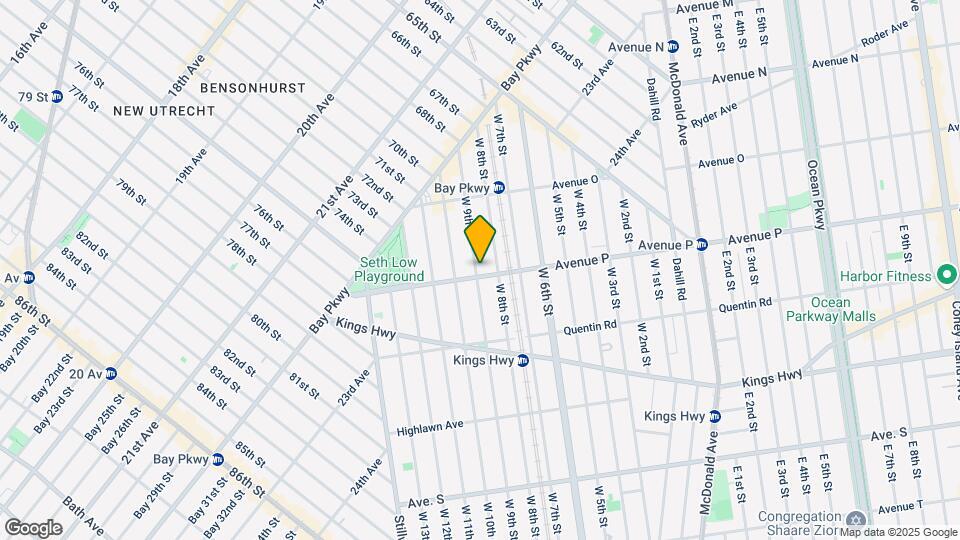 153 Avenue P Mapa y Detalles de la Ubicación