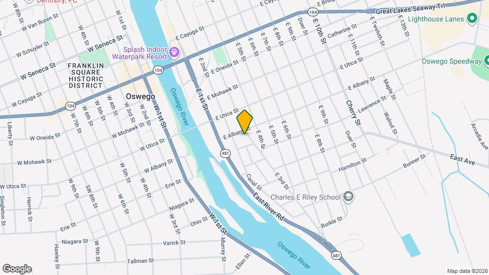 174 Syracuse Ave Map and Location Details