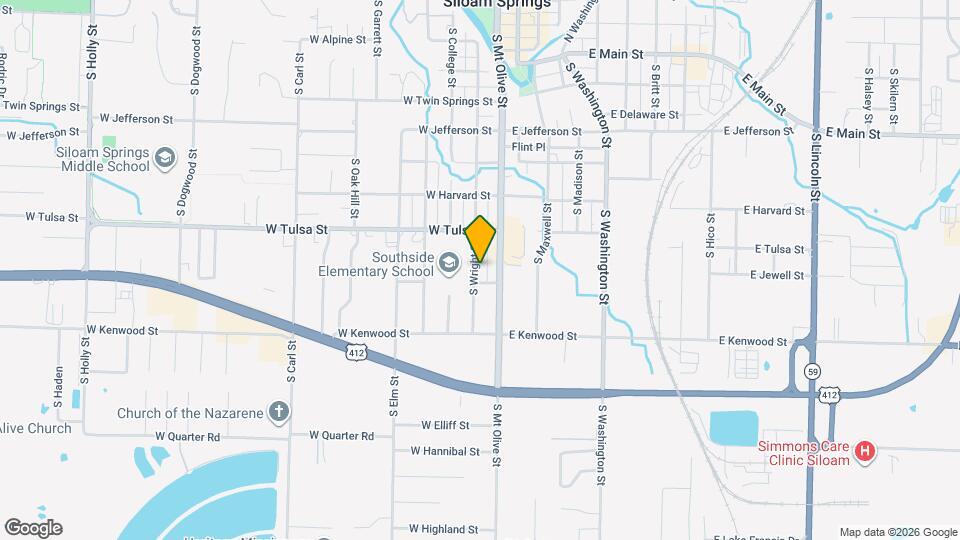 849 S Wright St Map and Location Details