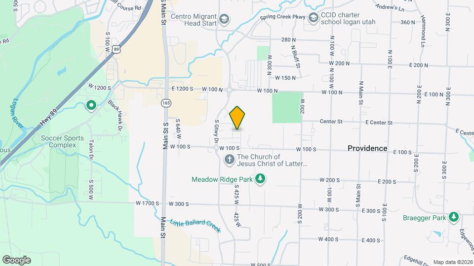 424 W 40 S Map and Location Details