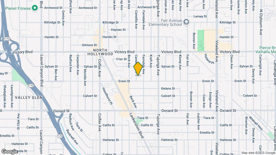 6212 Camellia Ave, Unit Studio Cottage Map and Location Details