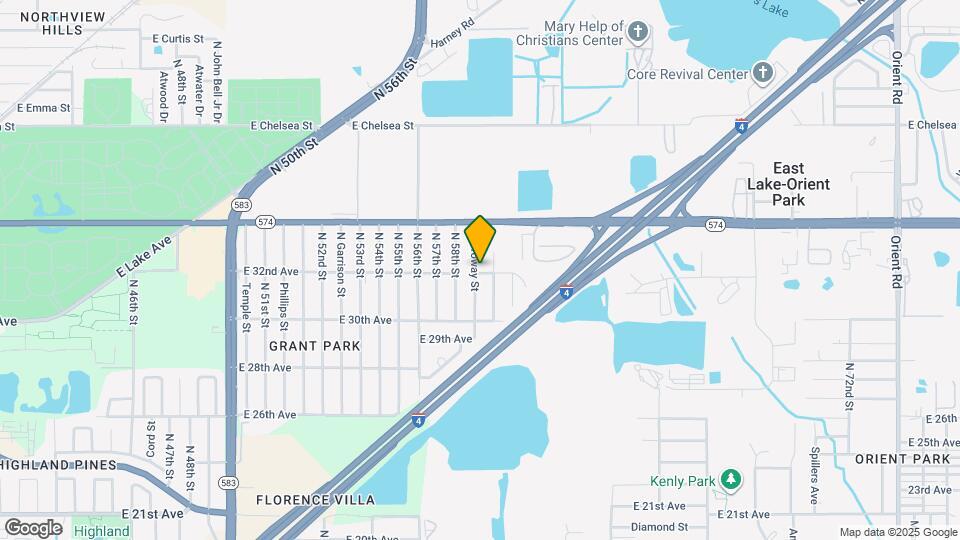 3801 Carroway St Map and Location Details