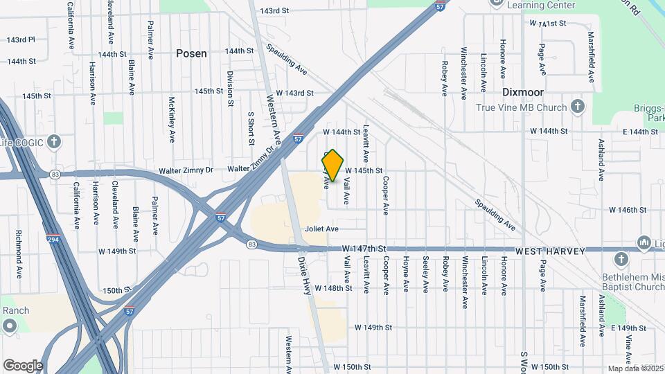 14517 Oakley Ave Map and Location Details