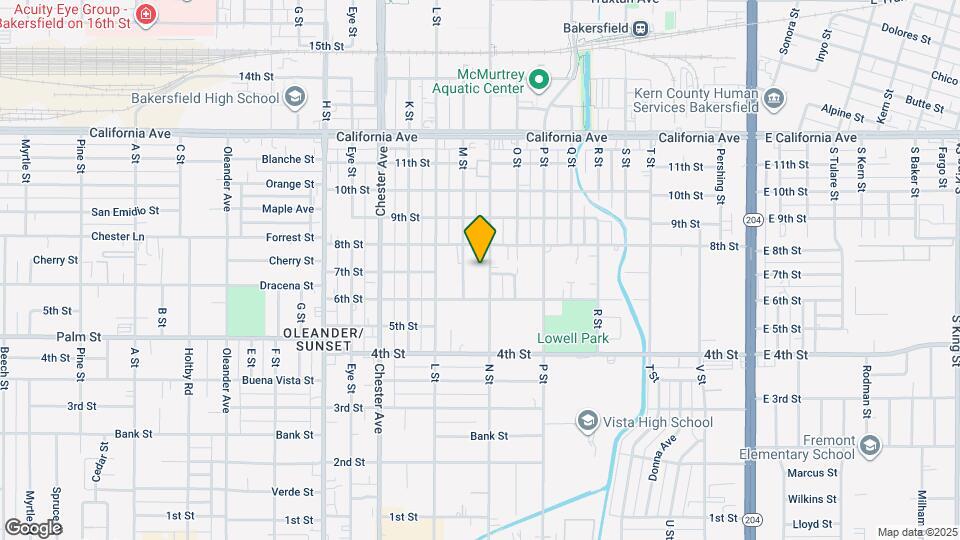 703 N St Map and Location Details