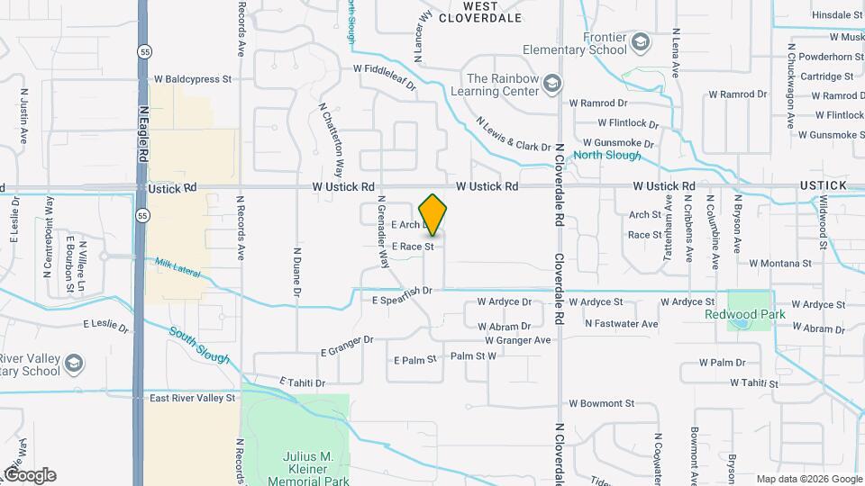 4334 E Race St Map and Location Details